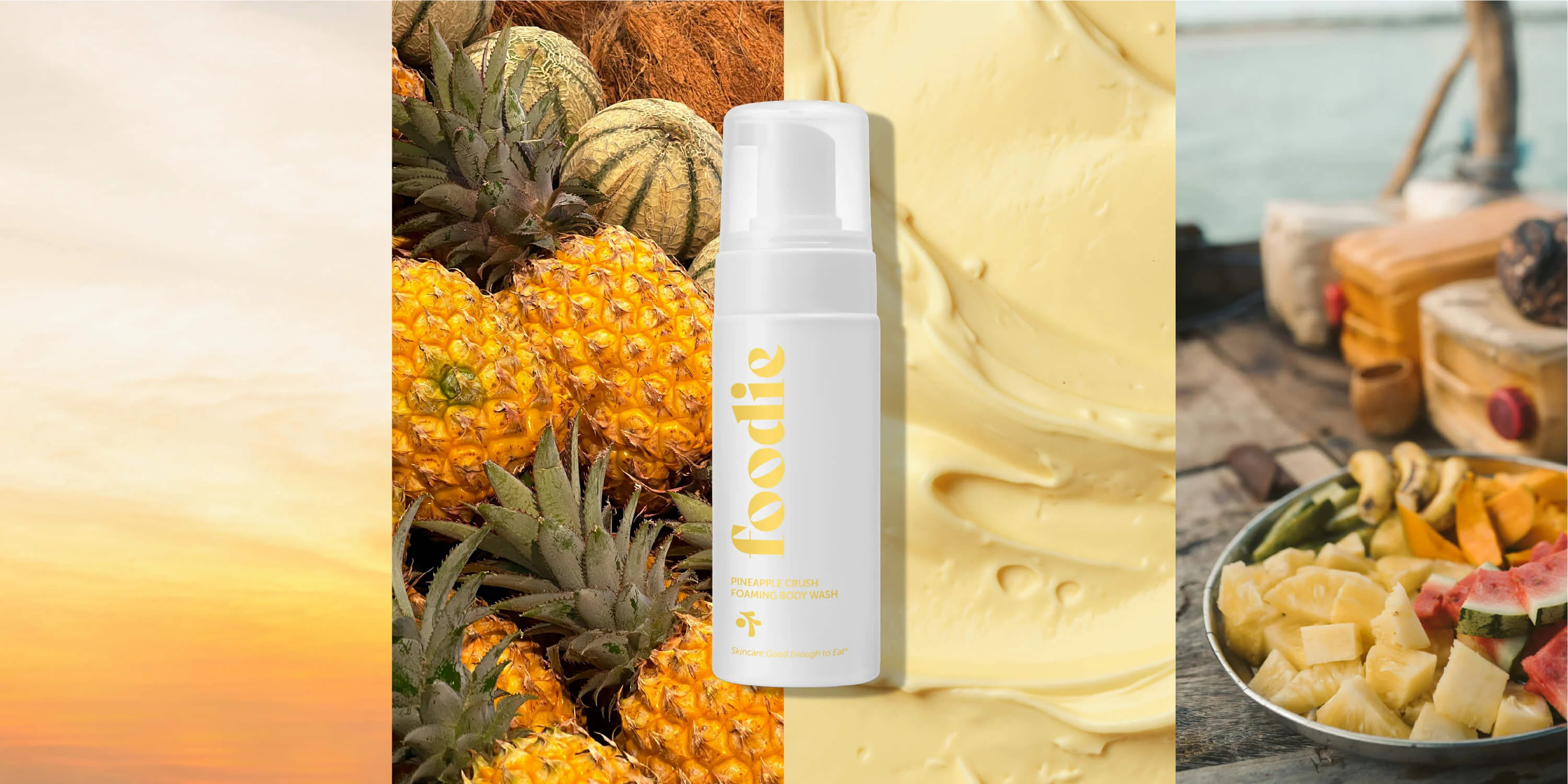 Foodie Pineapple Crush Body Wash – přírodní sprchová pěna pro mladou pokožku